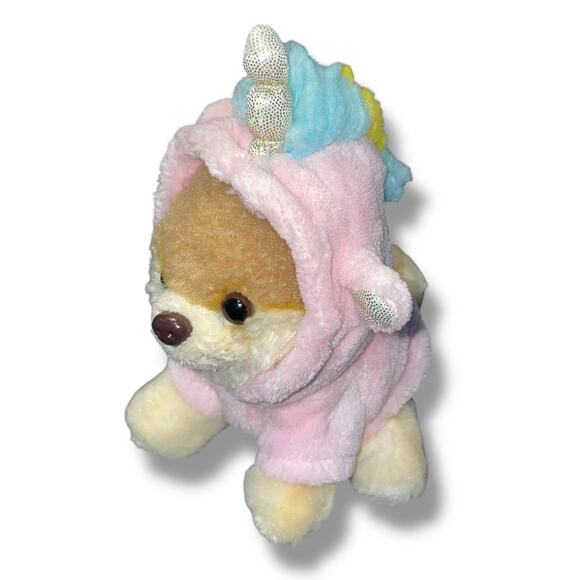 Gund Plush Dog Worlds Cutest Itty Bitty Boo Unicorn Outfit #44 Puppy Stuffed 5" - Picture 7 of 12